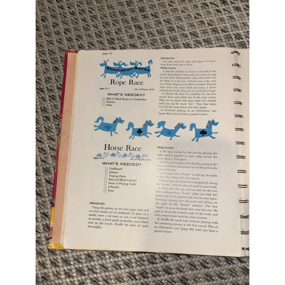 Vintage 1964 Hardcover Betty Crocker's Parties for Children Games Fun Food Guide